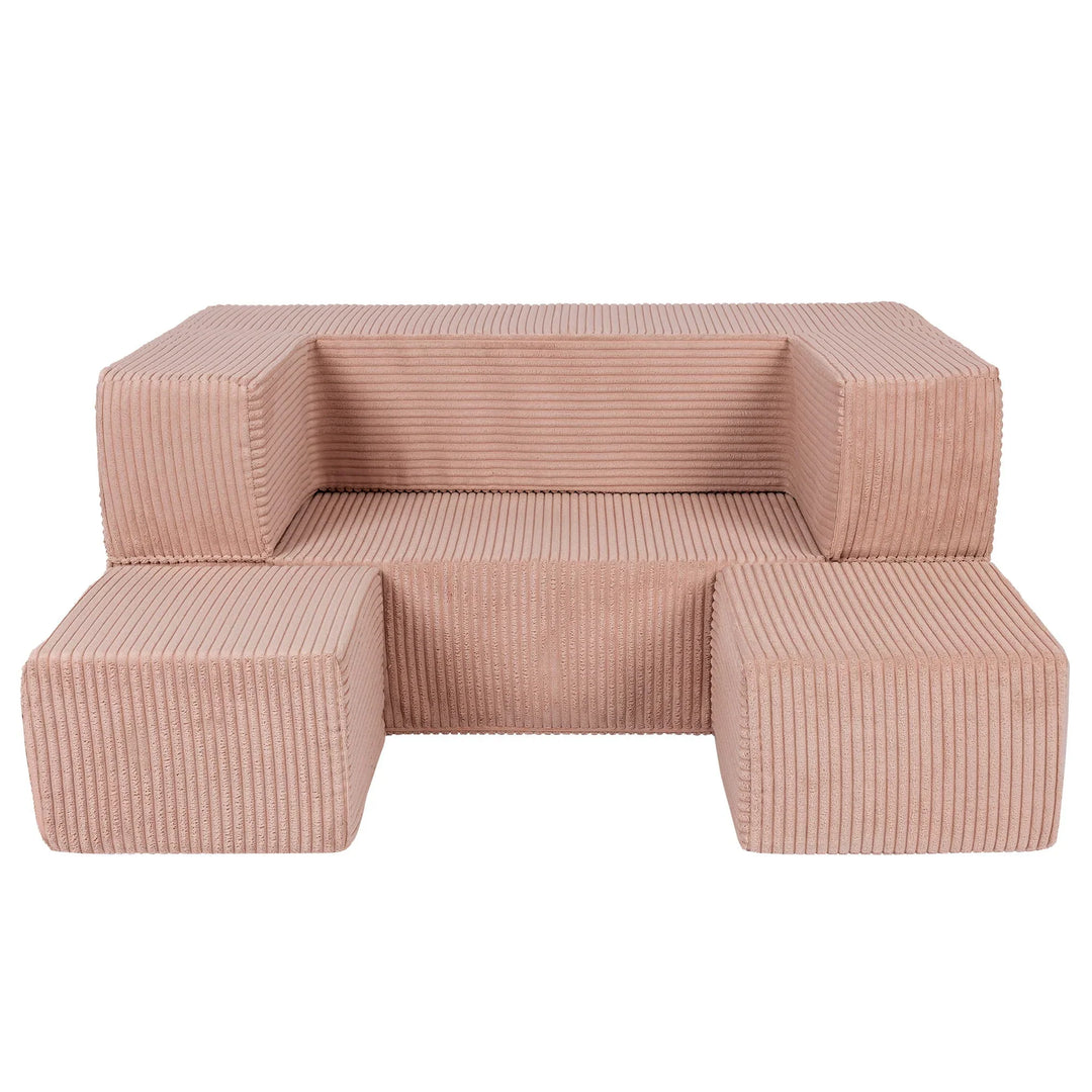 Aesthetic Children's Play Sofa Pink