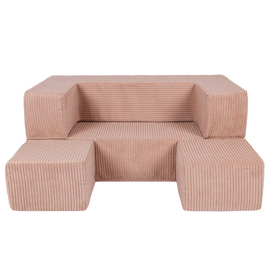 Aesthetic Children's Play Sofa Pink
