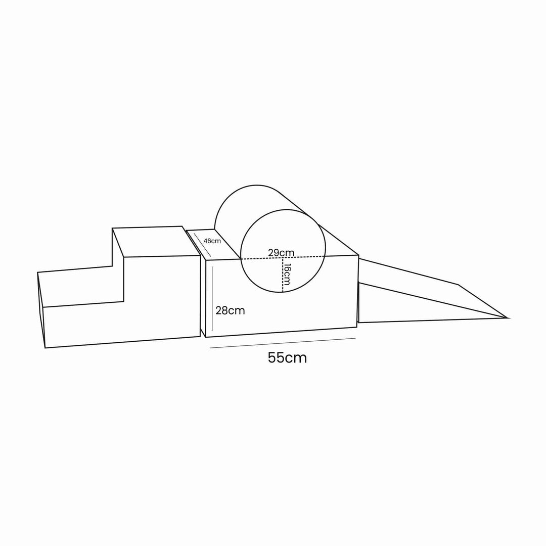 Bjørneformsæt - 4 elementer brun
