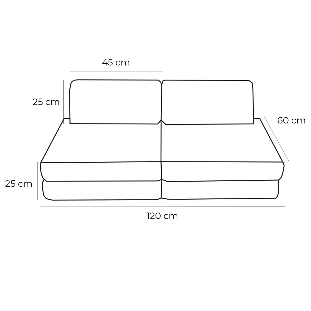 Ny Pocket Sofa Basic Æstetisk Turkis