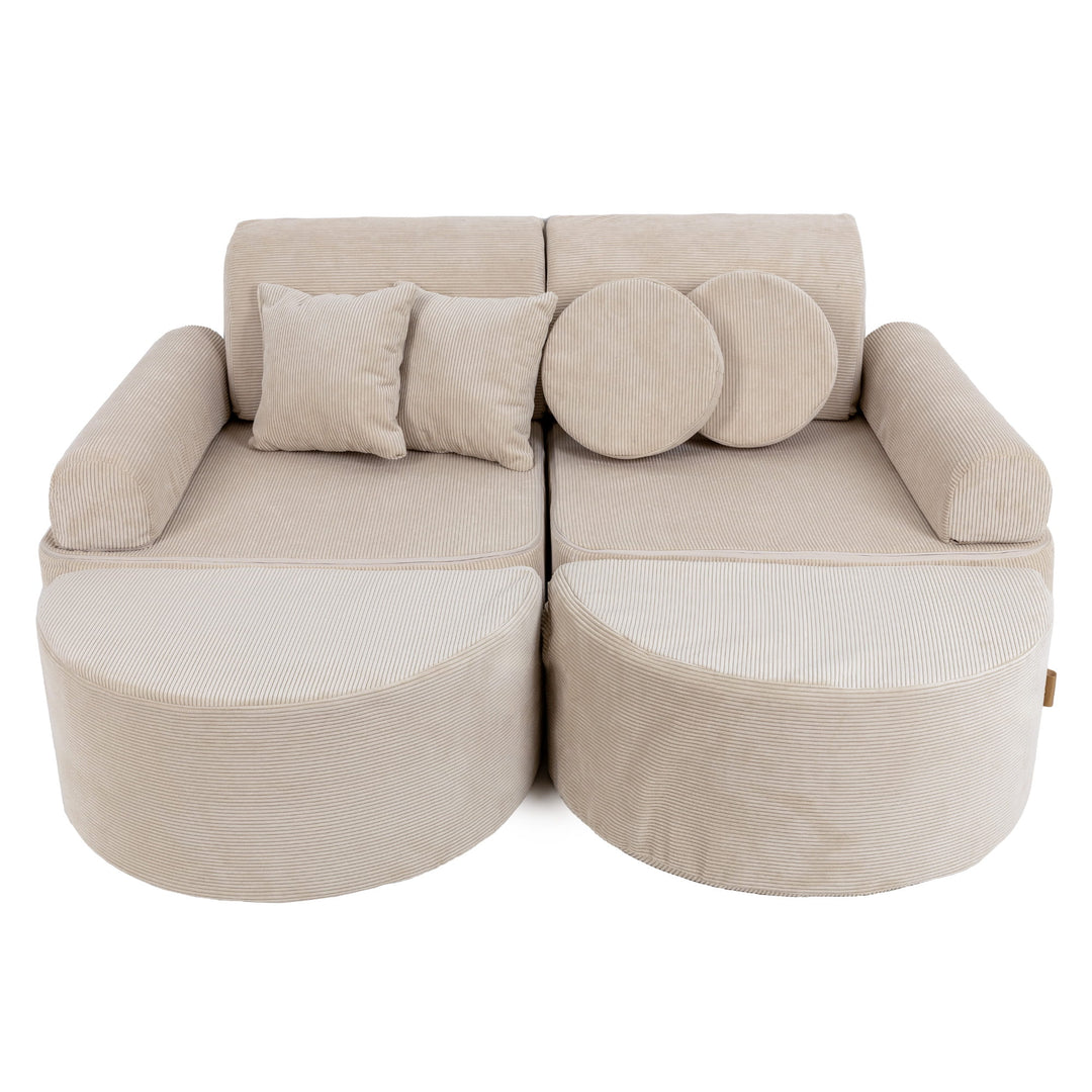 NY Pocket Sofa Max Slimcord Ecru