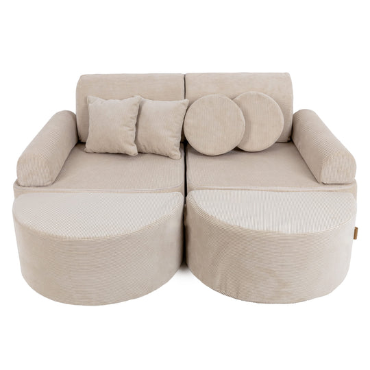 NY Pocket Sofa Max Slimcord Ecru