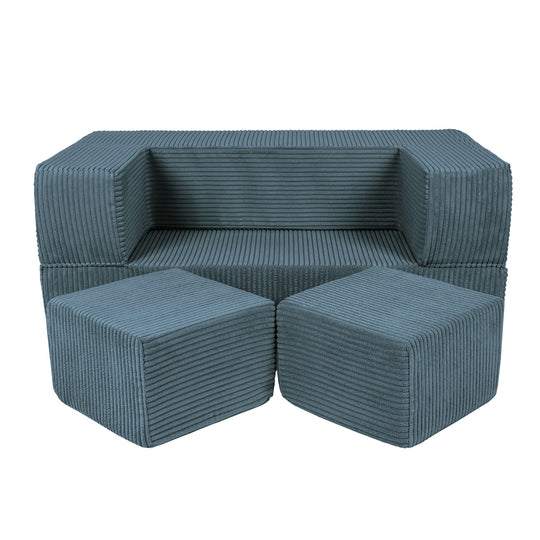 Esthetische Kinder Speel Sofa Turquoise