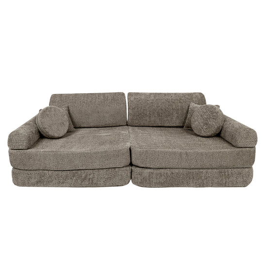 Play Sofa Premium Boucle Brown Beige
