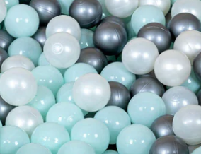 Boucle Turtle Ball Pit for Children - Dusty Ice Blue
