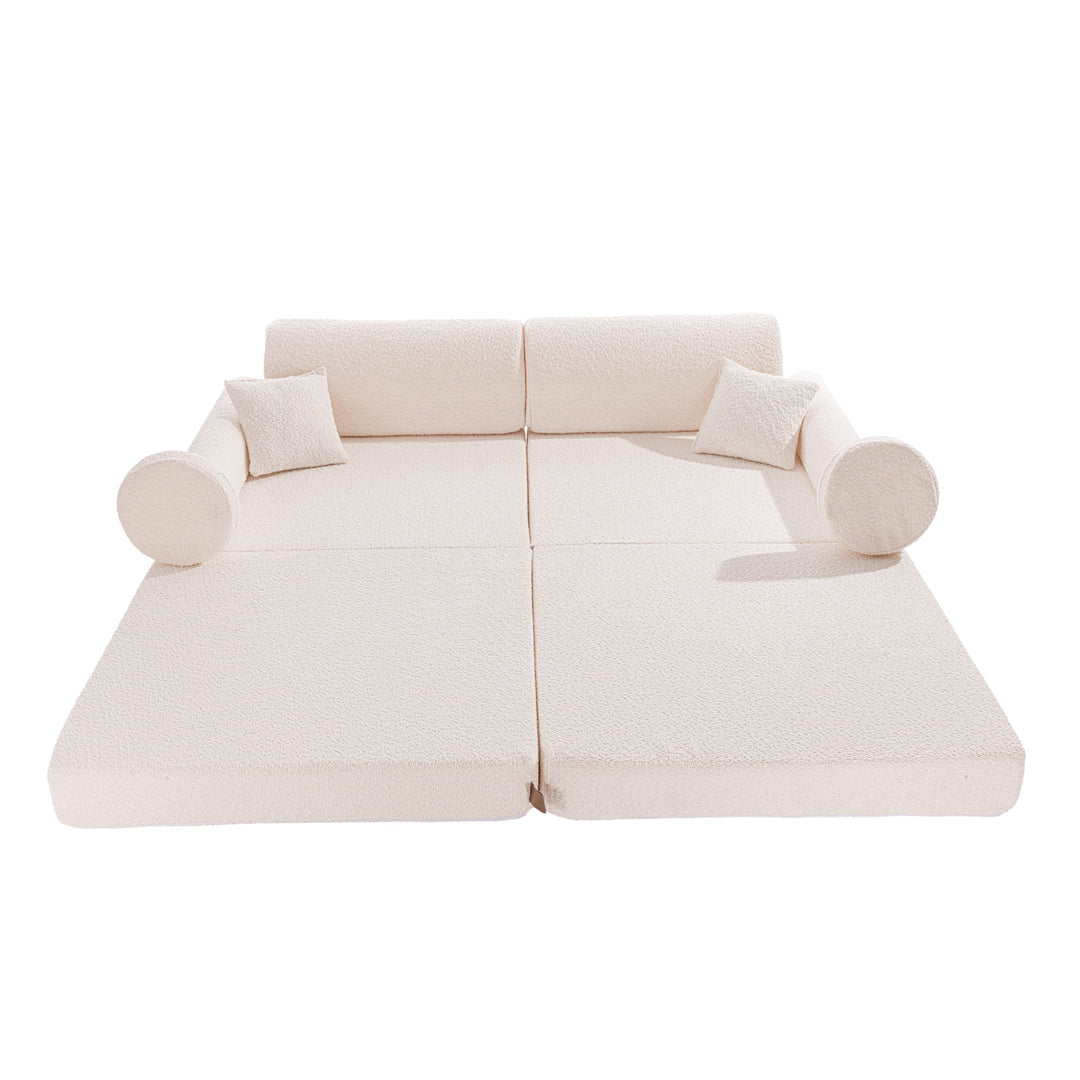 Play Sofa Premium Boucle White