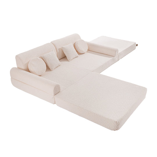 Play Sofa Premium Boucle White