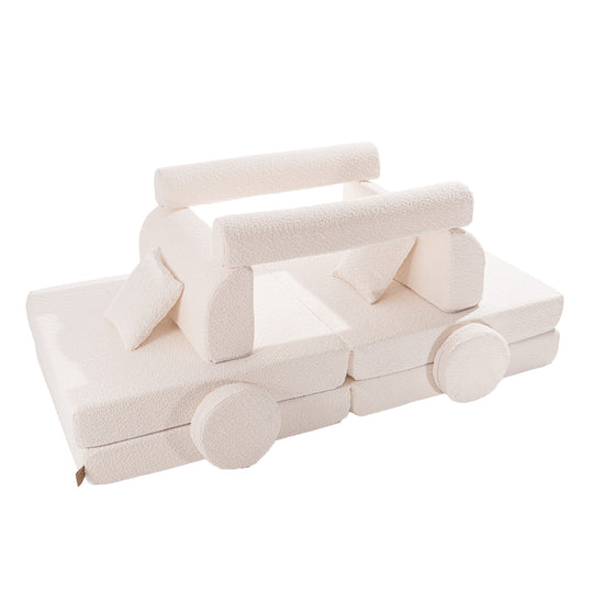 Play Sofa Premium Boucle White