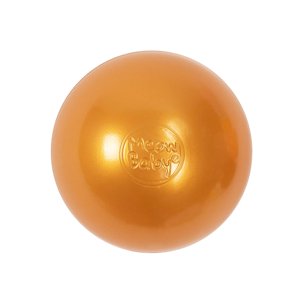 Bløde plastikbolde 7 cm til boldbassinet 50 stk., guld
