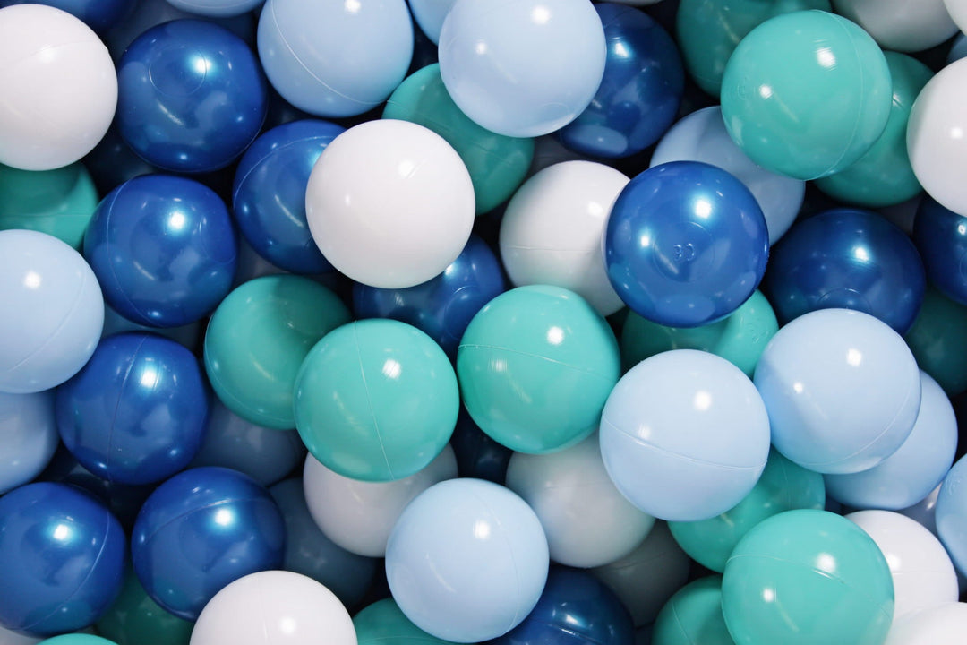 Boucle Turtle Ball Pit for Children - Dusty Ice Blue