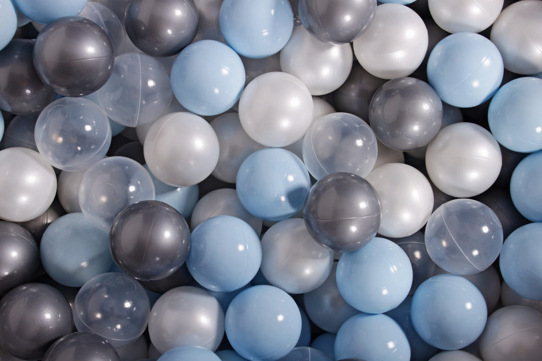 Boucle Turtle Ball Pit for Children - Dusty Ice Blue