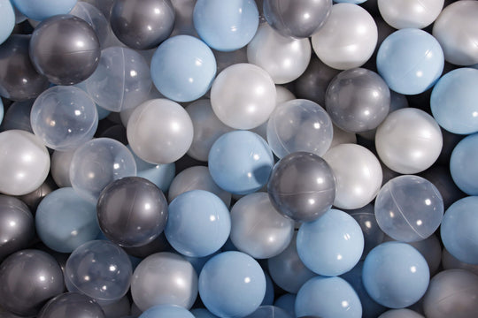 Boucle Turtle Ball Pit for Children - Dusty Ice Blue