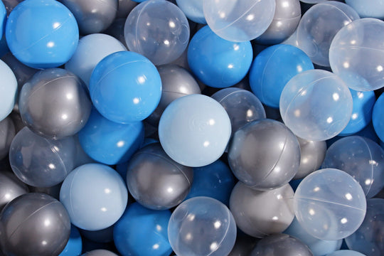 Boucle Turtle Ball Pit for Children - Dusty Ice Blue