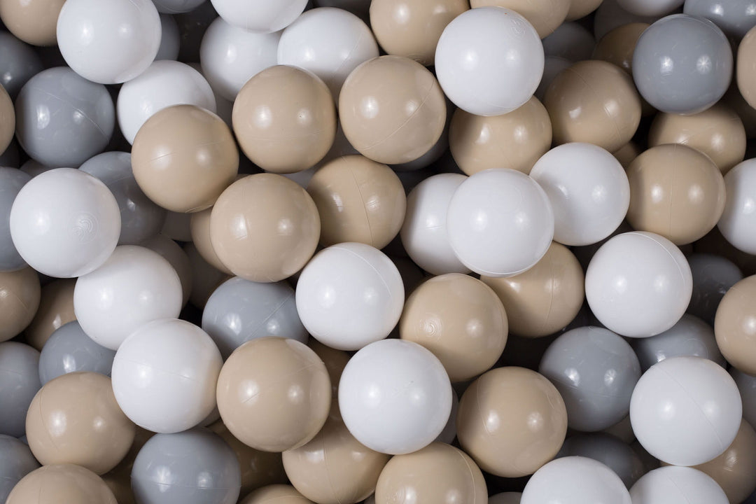 Boucle Turtle Ball Pit for Children - Oat Biscuit Beige
