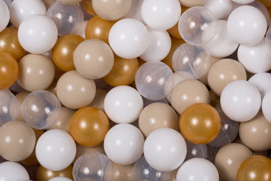 Boucle Turtle Ball Pit for Children - Cheesecake Cream Beige