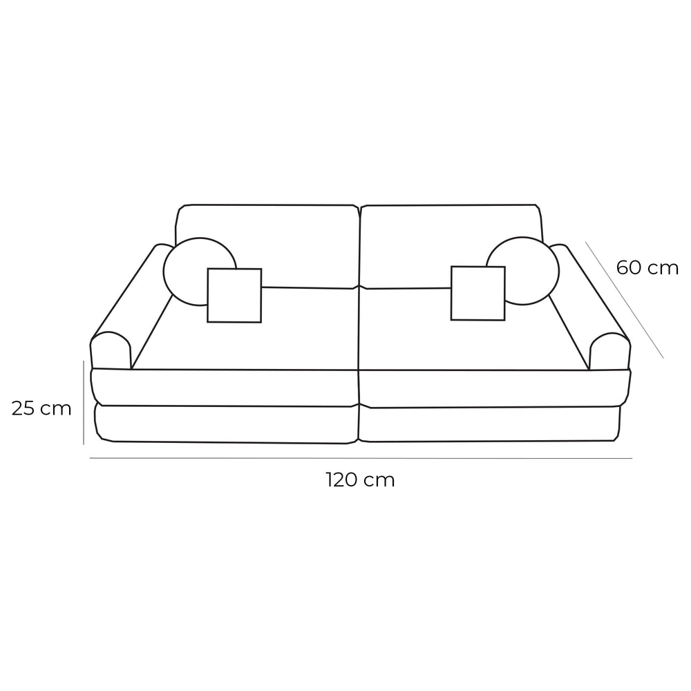 Pocket Sofa Plus Slimcord Ecru