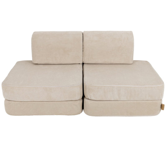 New Pocket Sofa Basic Slimcord Ecru