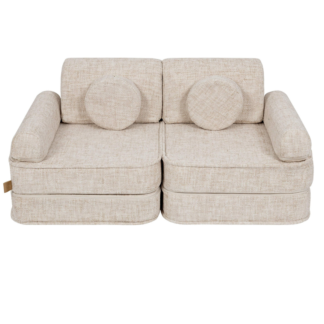 Medium Modular Sofa for Kids - Tangle Marshmallow Beige