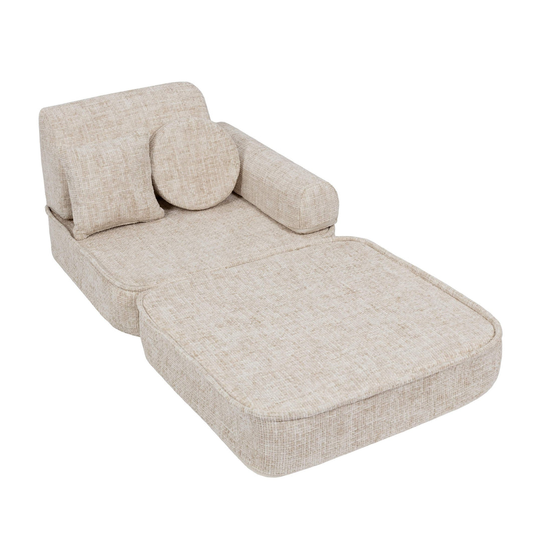 Medium Modular Sofa for Kids - Tangle Marshmallow Beige
