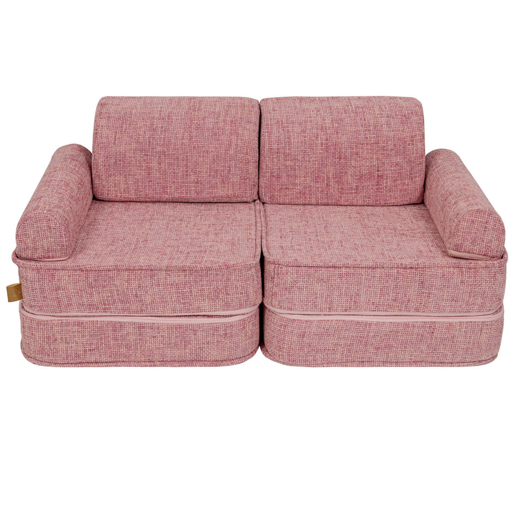 Medium Modular Sofa for Kids - Tangle Bubblegum Pink