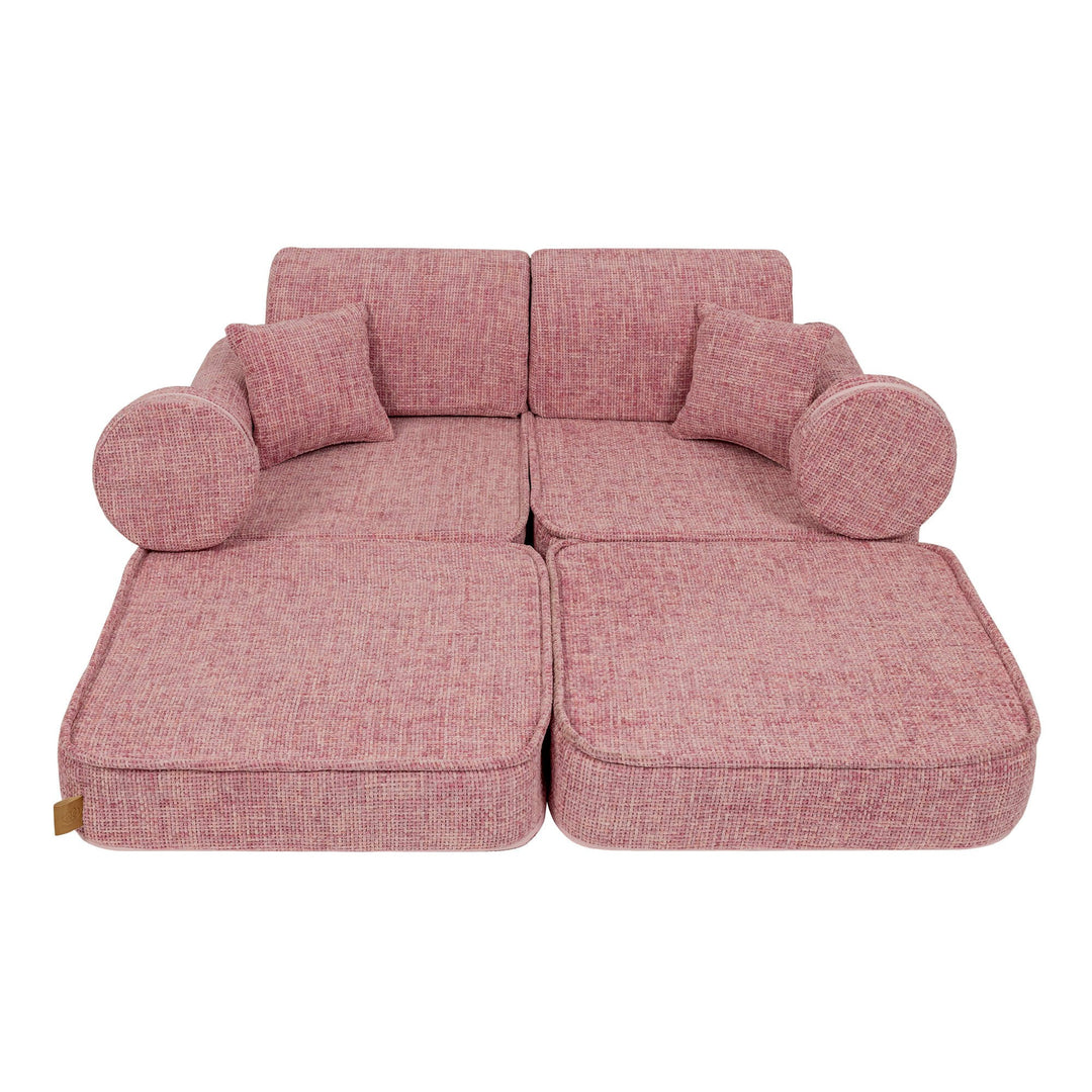 Medium Modular Sofa for Kids - Tangle Bubblegum Pink