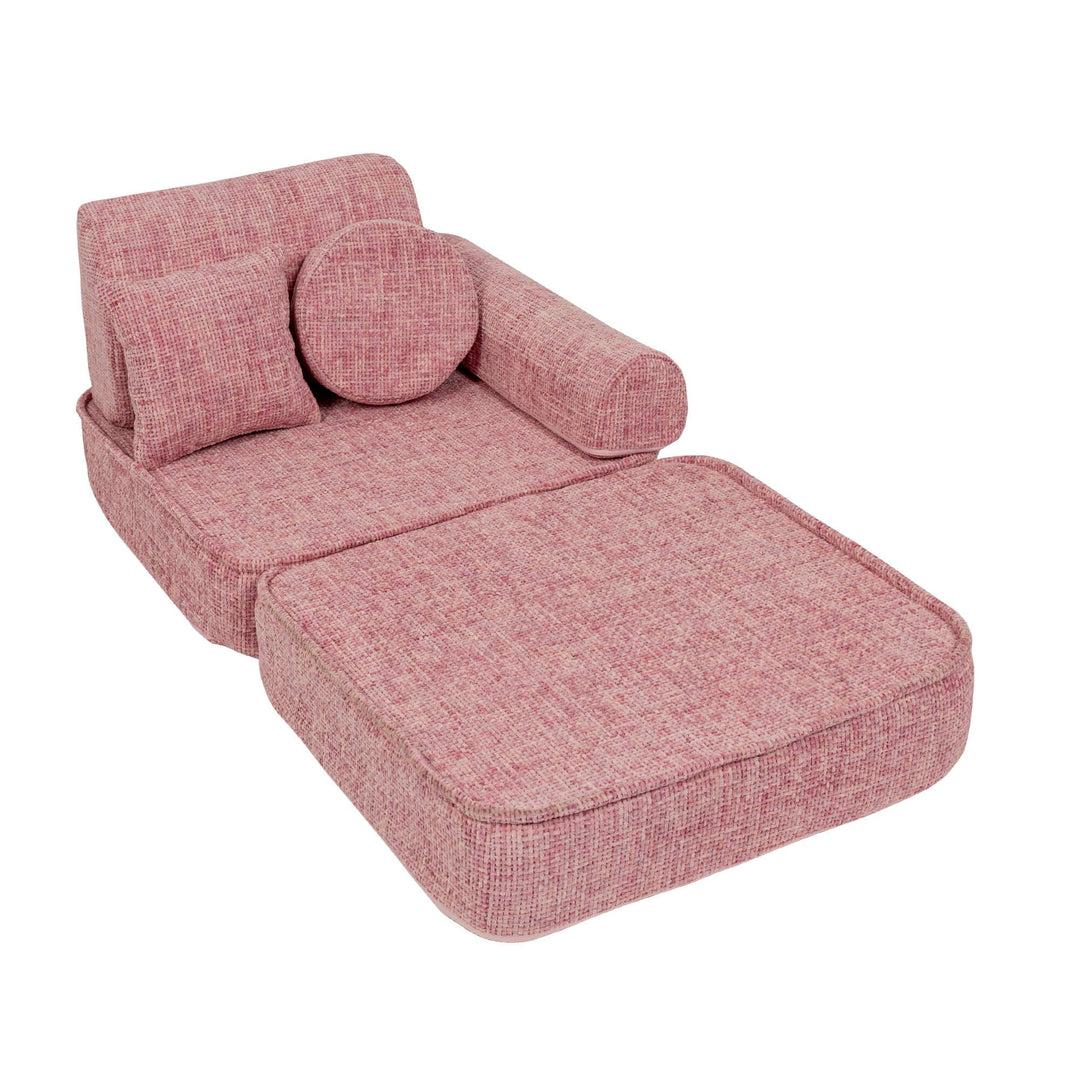 Medium Modular Sofa for Kids - Tangle Bubblegum Pink