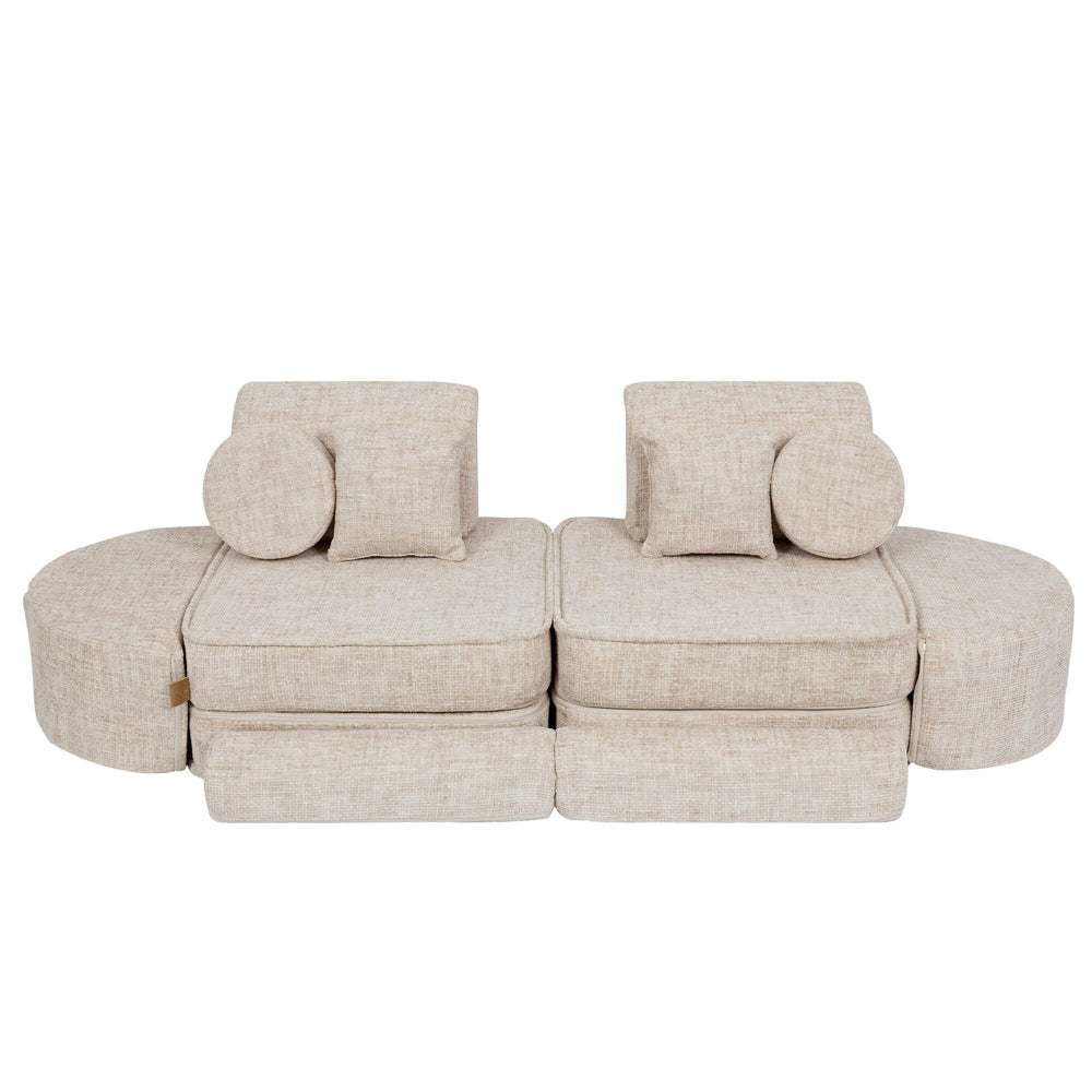 Medium Modular Sofa for Kids - Tangle Marshmallow Beige Plus