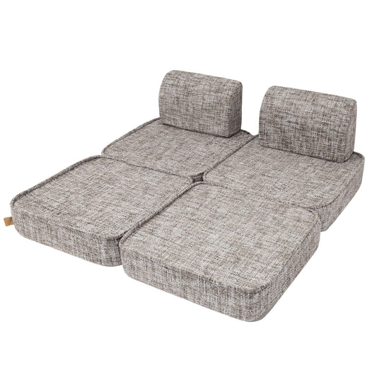 Small Modular Sofa for Kids - Tangle Moon Grey